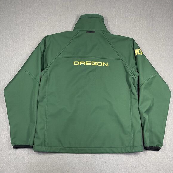 Oregon Ducks Jacket Mens Medium Green Columbia Sports Softshell Embroidered NCAA - Picture 6 of 12